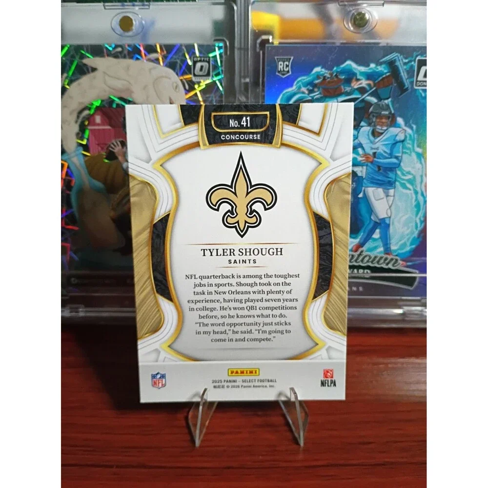 2025 Panini Select - Concourse Tyler Shough #41 (RC) Pack Fresh